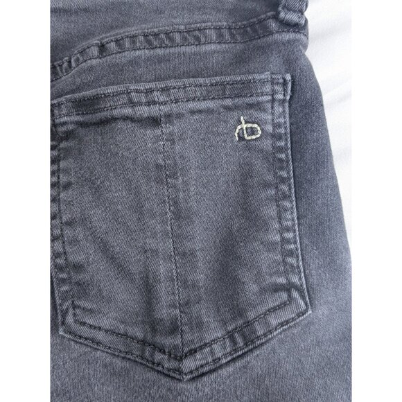 Rag & Bone Jeans Womens Size 25 Distressed Black Legging - Picture 14 of 16